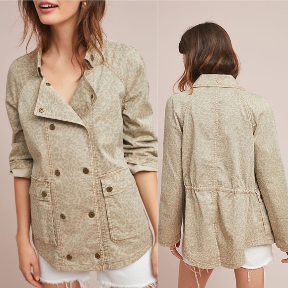 Anthropologie Jackets & Blazers - Anthropologie leopard anorak